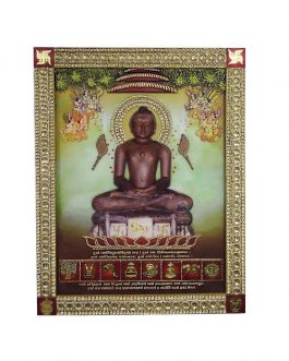 Special 3D effect art work on mdf with unbreakable chemical coating/Mahaveer Swami