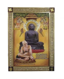 Special 3D effect art work on mdf with unbreakable chemical coating/Badebaba & Acharya Shri Vidhyasagar Ji Maharaj